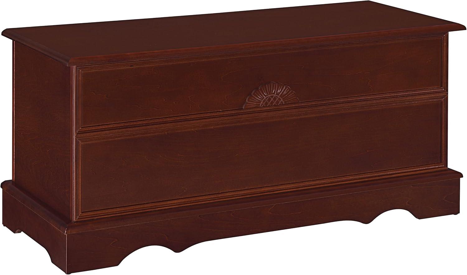 Coaster Paula Traditional Rectangular Wood Cedar Chest Warm Brown