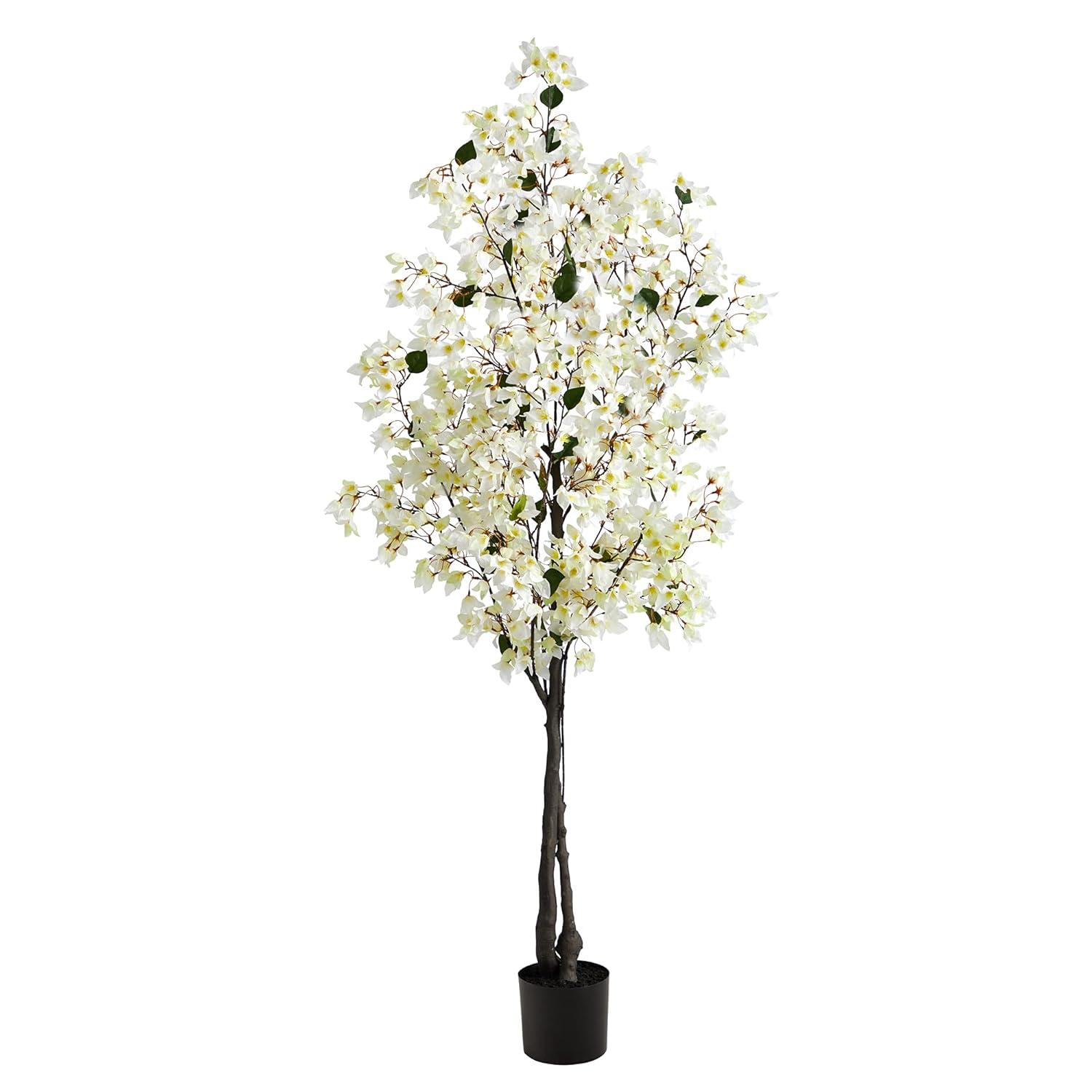 Primrue Faux Flowering Tree in Planter