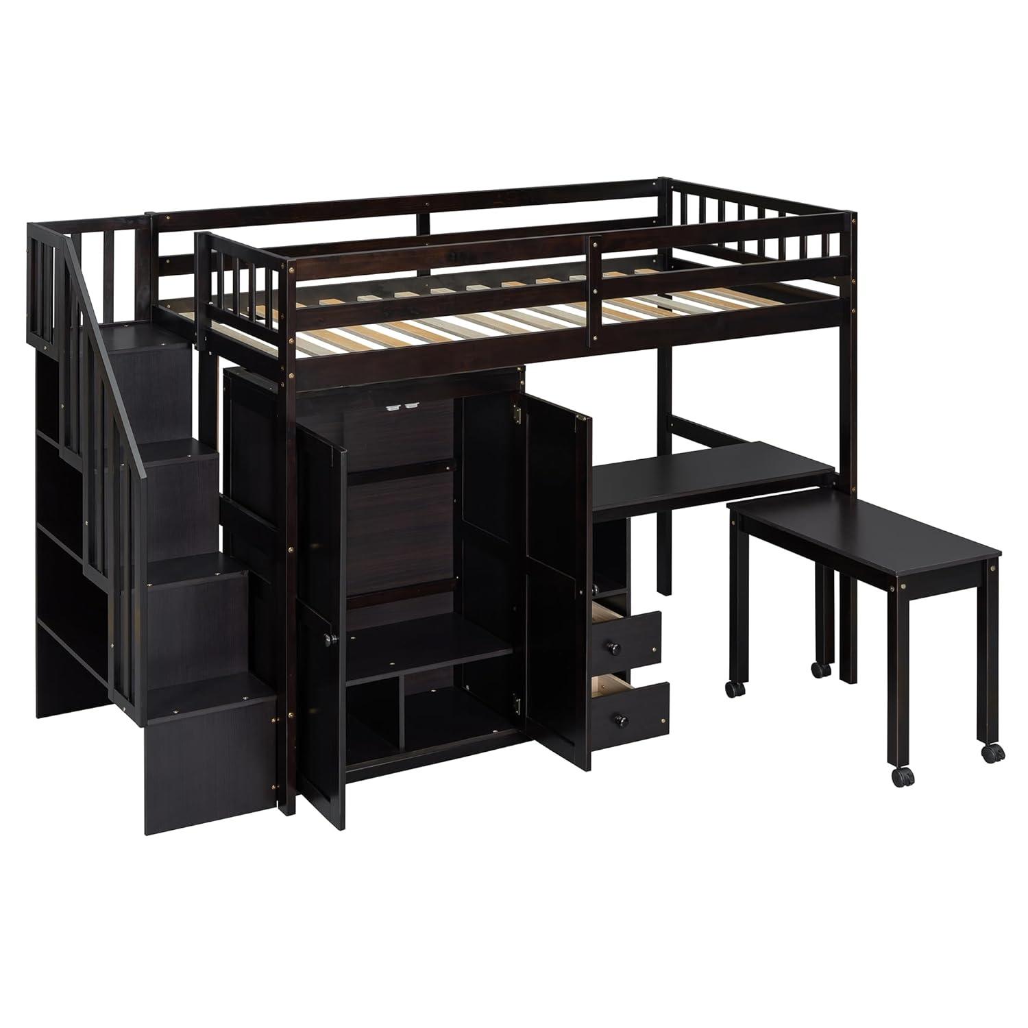 Reprise Designs Desk & Wardrobe – Space-Saving Multifunctional Loft Bed