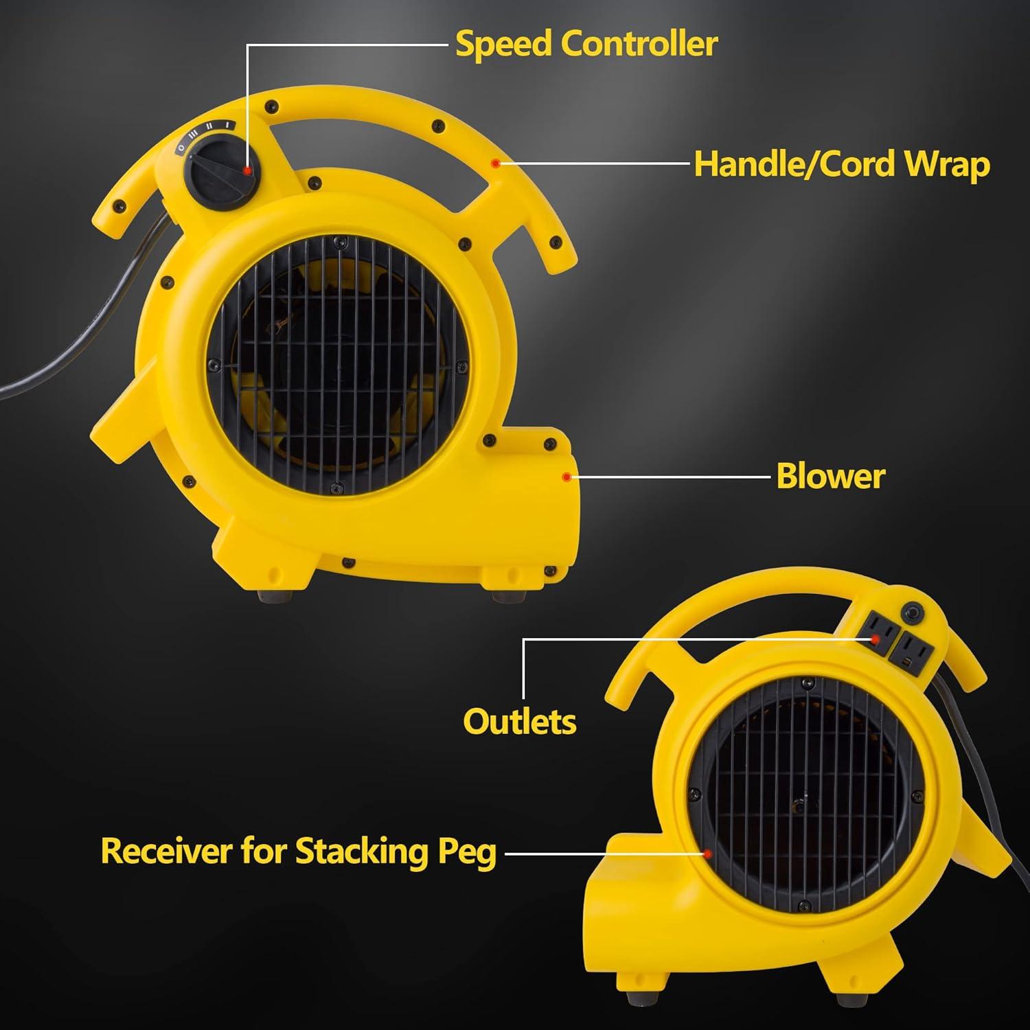 Shop Vac SVU-1032005 Professional 500 Maximum CFM Air Mover