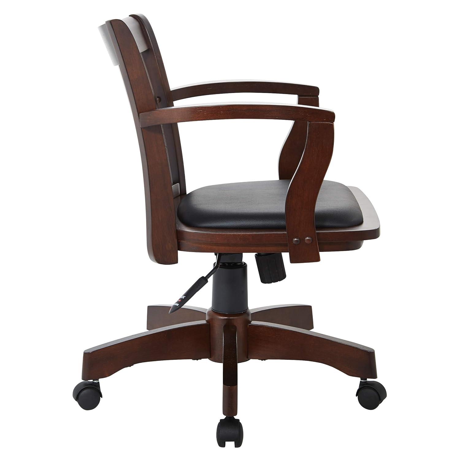 Office Star Products Genevieve Vinyl Bankers Chair
