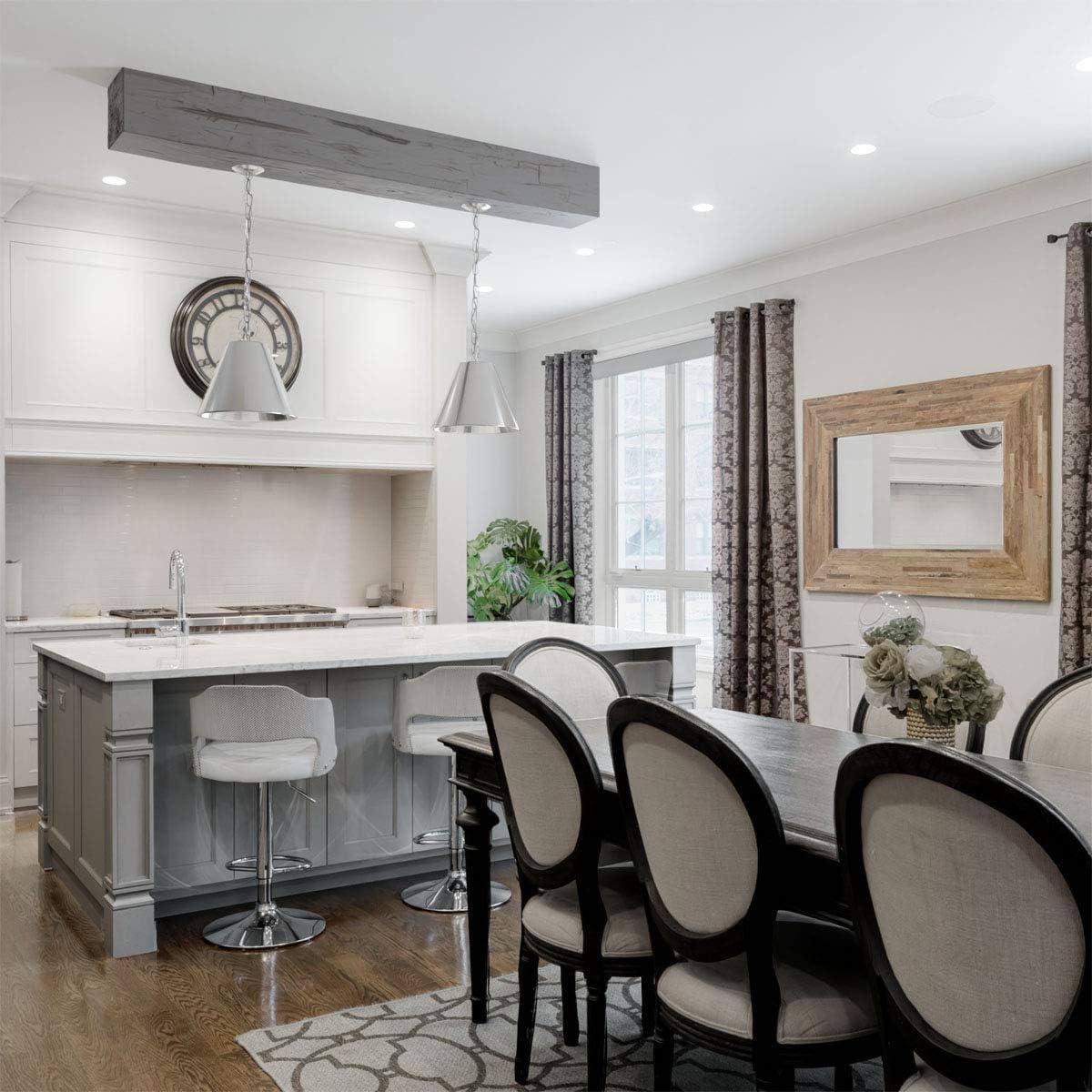 Ekena Millwork Hand Hewn Timberthane Faux Wood 3-Sided Ceiling Beam (U-beam)