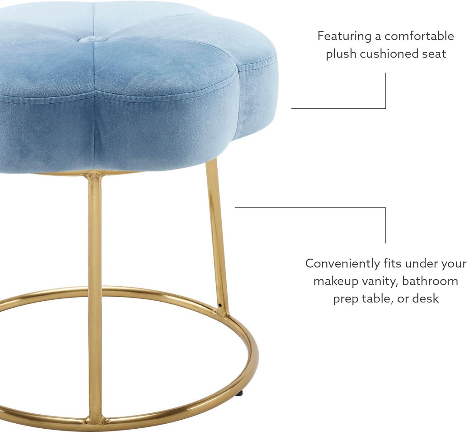 Ciara Flower Vanity Stool