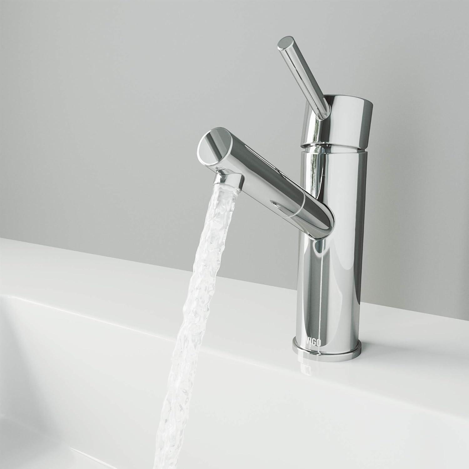 Noma 8" H Single Handle Single Hole Bathroom Faucet