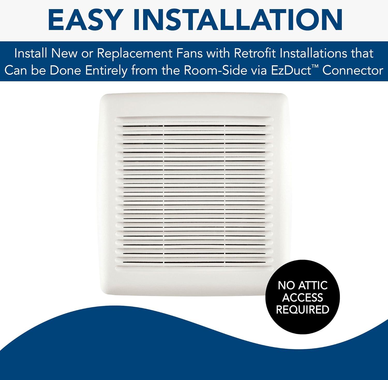 InVent 80 CFM Energy Star Certified Bathroom Fan