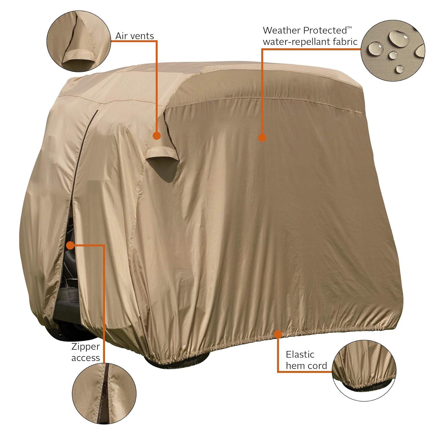 Classic Accessories Fairway Golf Cart Easy-On Cover