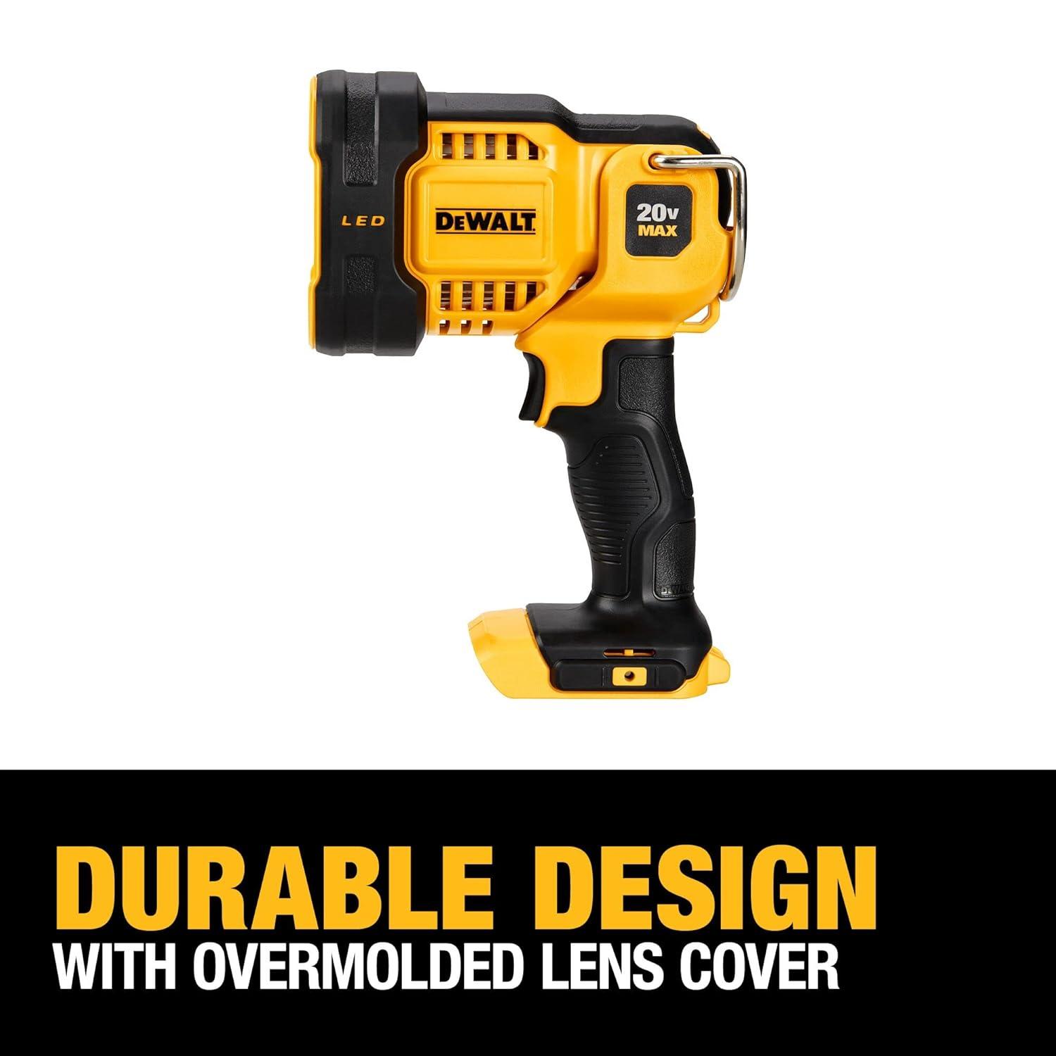 DEWALT, DCL043, 20V MAX JOBSITE LED Spotlight