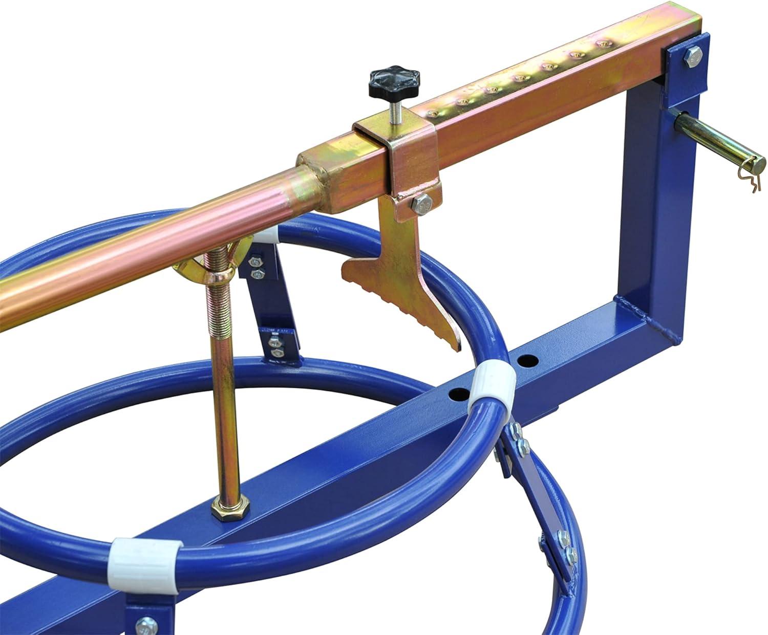 HOMCOM Motorcycle Tire Changer Stand with Adjustable Bead Breaker, Fit for 16-22in Tyres