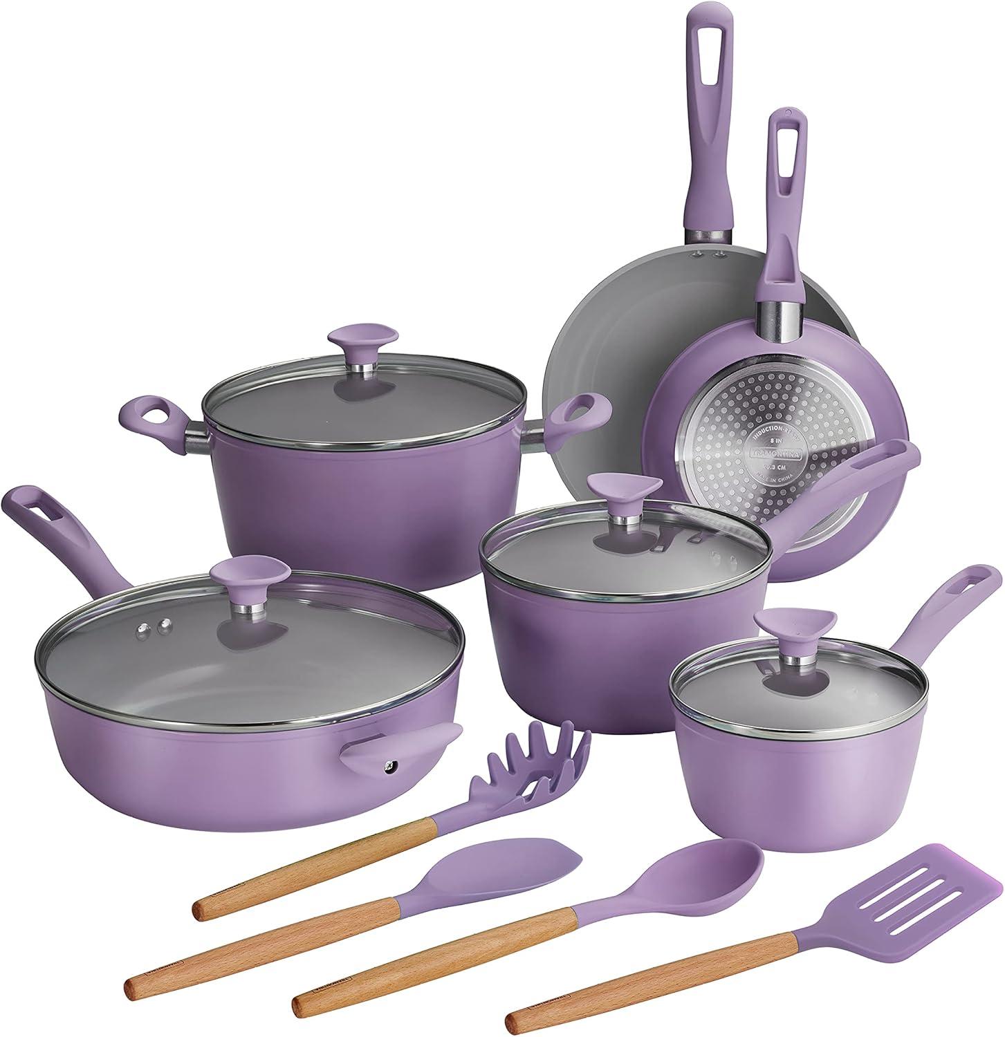 Tramontina 14 Pc Ceramic Induction-Ready Cookware Set