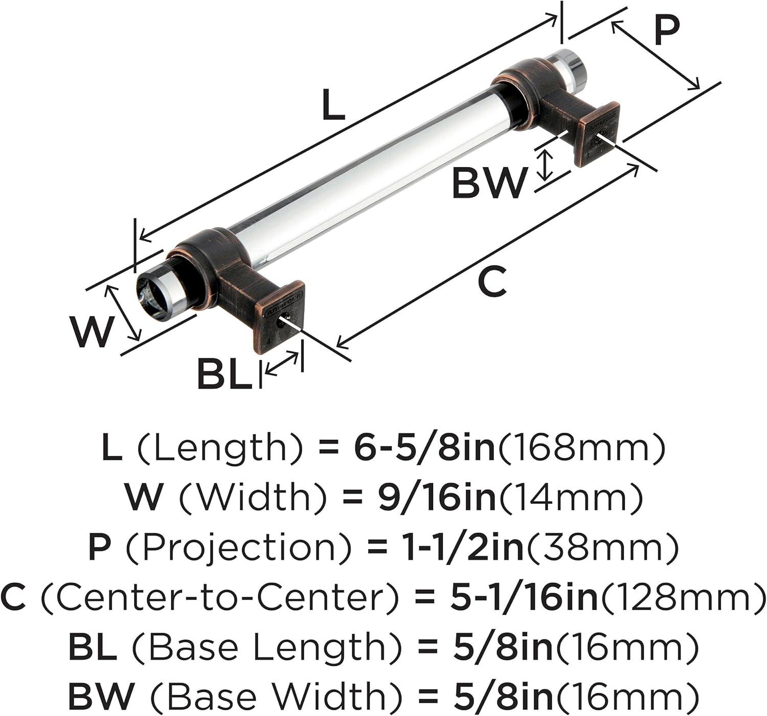 Glacio 5 1/16" Center to Center Bar Pull