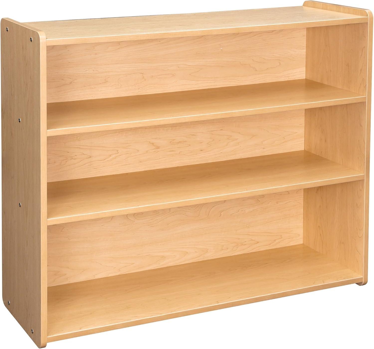 TotMate Tot Mate 3-Shelf Double Sided Classroom Storage Unit 46" W