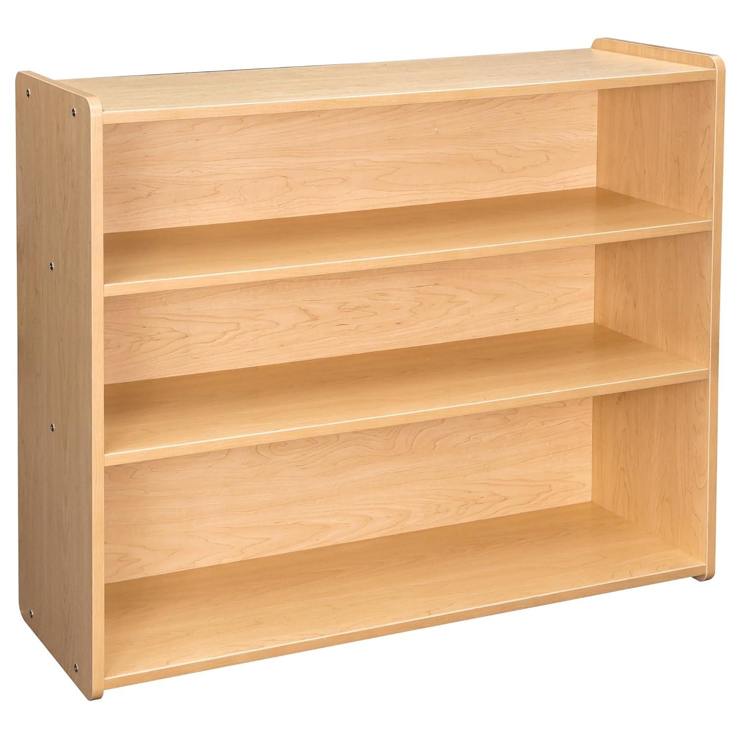 TotMate Tot Mate 3-Shelf Double Sided Classroom Storage Unit 46" W