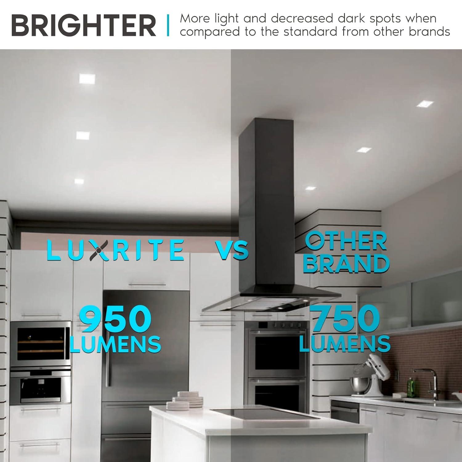 4" High Output Selectable CCT New Construction LED Retrofit Recessed Can Light