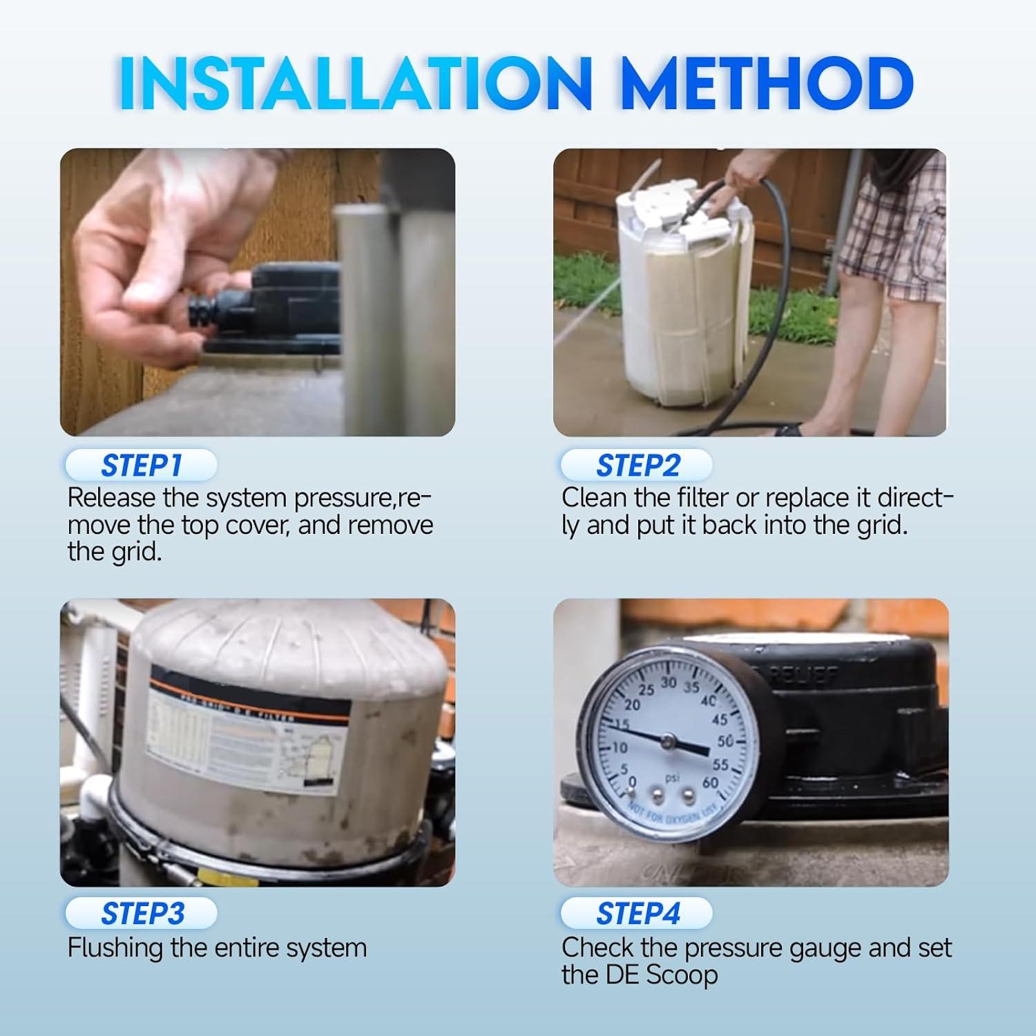 Filter Grid Assembly For FNS Plus Pool and Spa 60 sq. ft 59023300