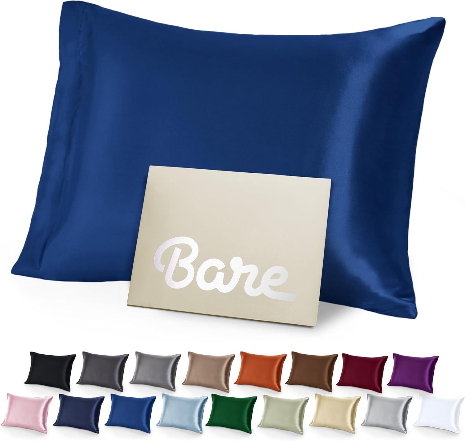 Bare Home 100% Mulberry Silk Pillowcase Envelope Closure
