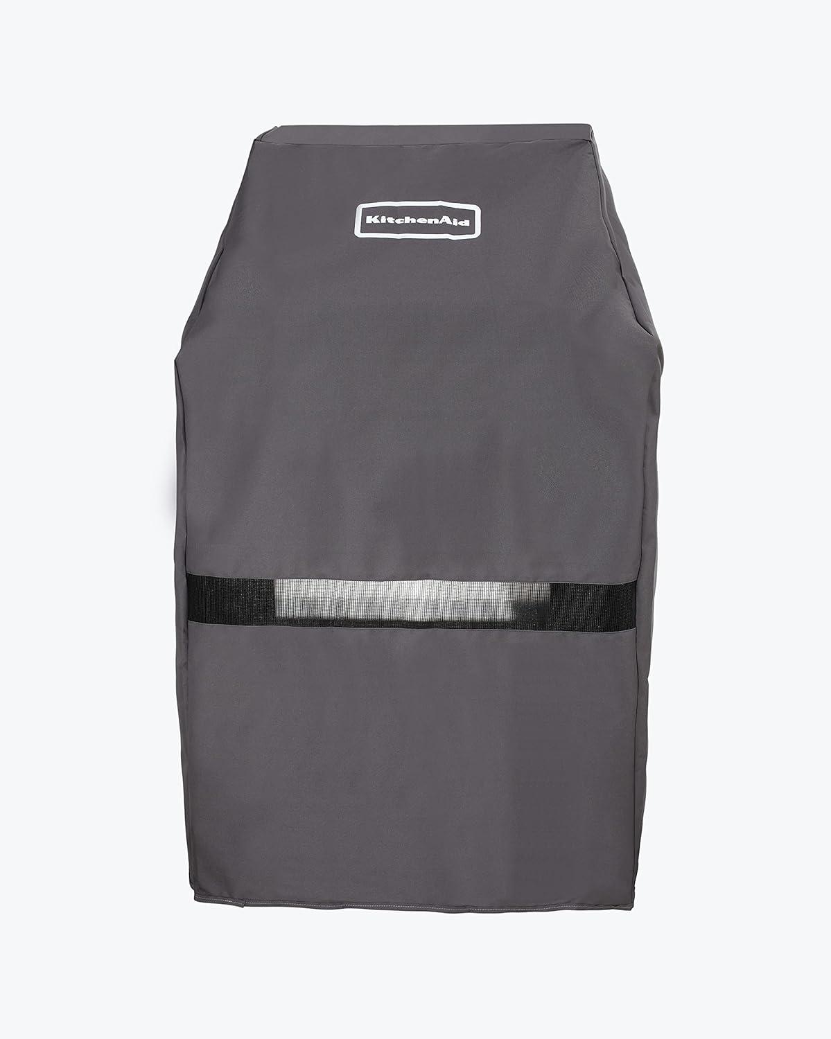 Gray PVC Weather-Resistant 2-Burner Grill Cover