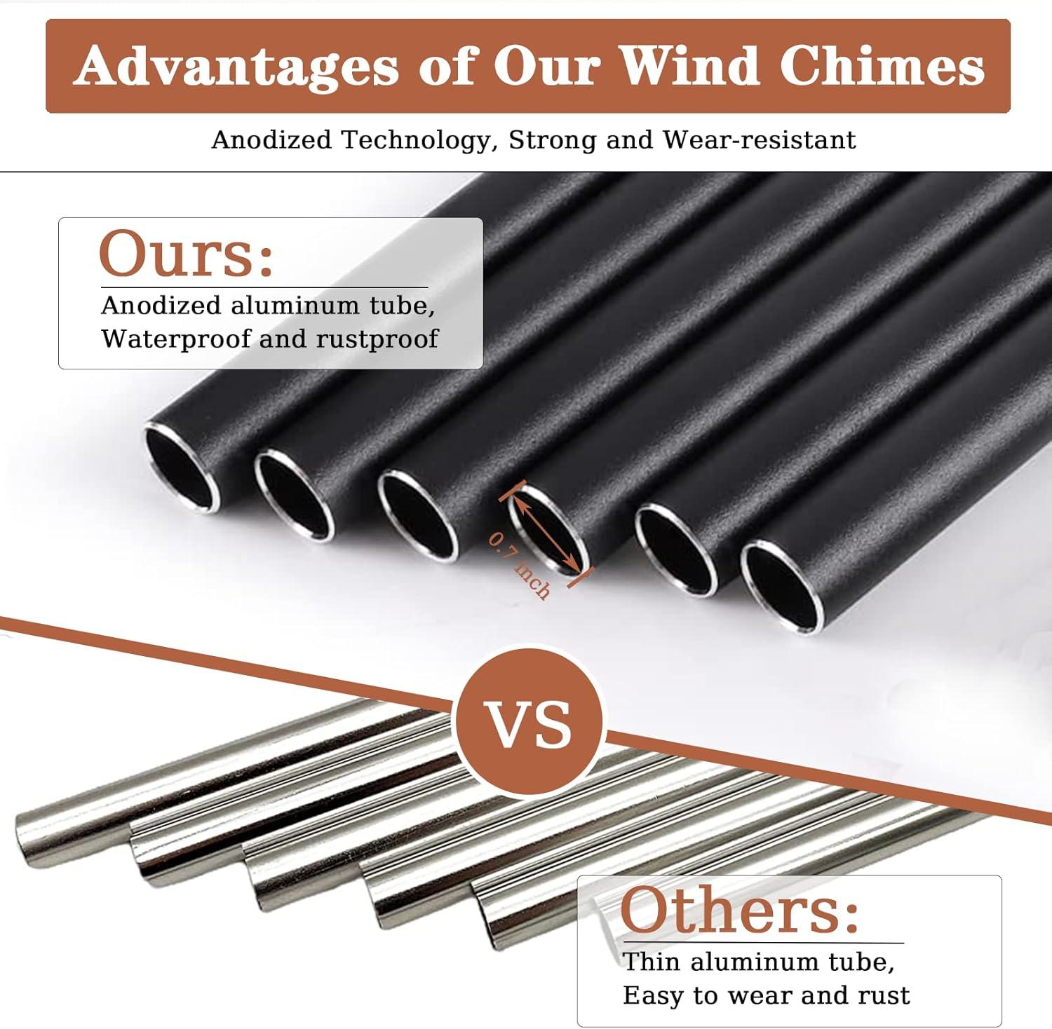 Sympathy Gifts for Loss of Loved One 32" Memorial Wind Chimes for Loss of Loved One Bereavement Condolence Gifts Sympathy Windchimes Memory Wind Chime with Memorial Card