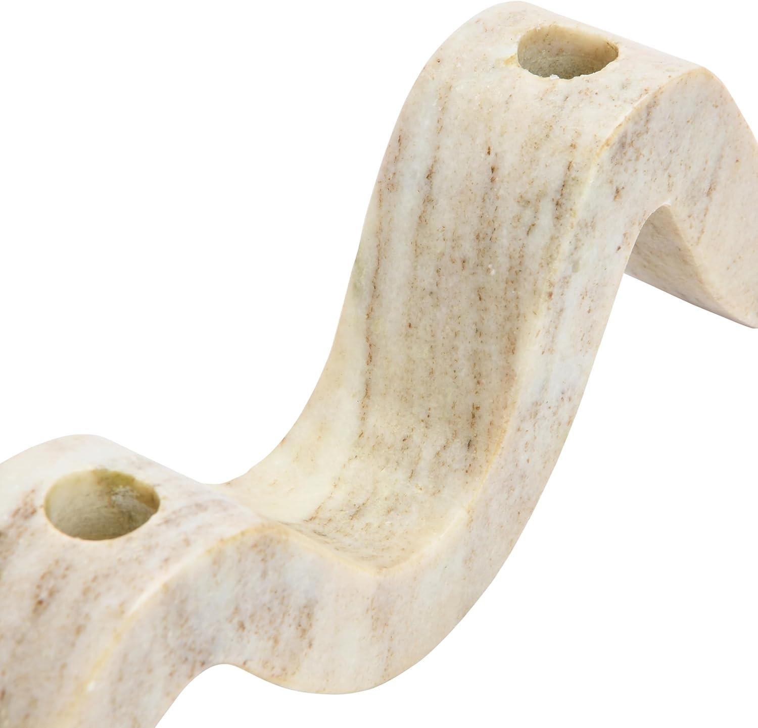 Dylani Double Candle Holder - Natural