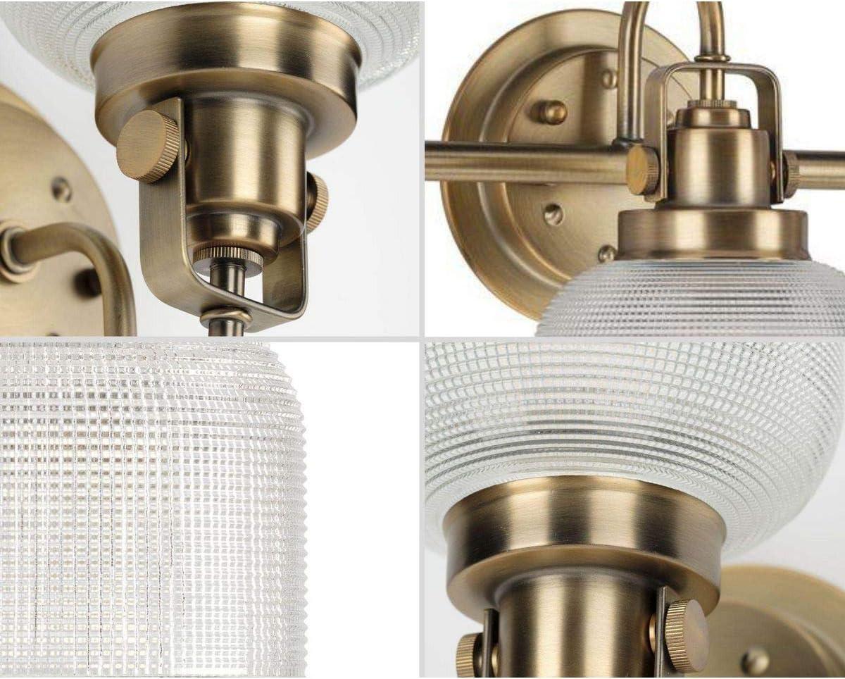 Rosser 3 Light Ribbed Dimmable Vanity Light