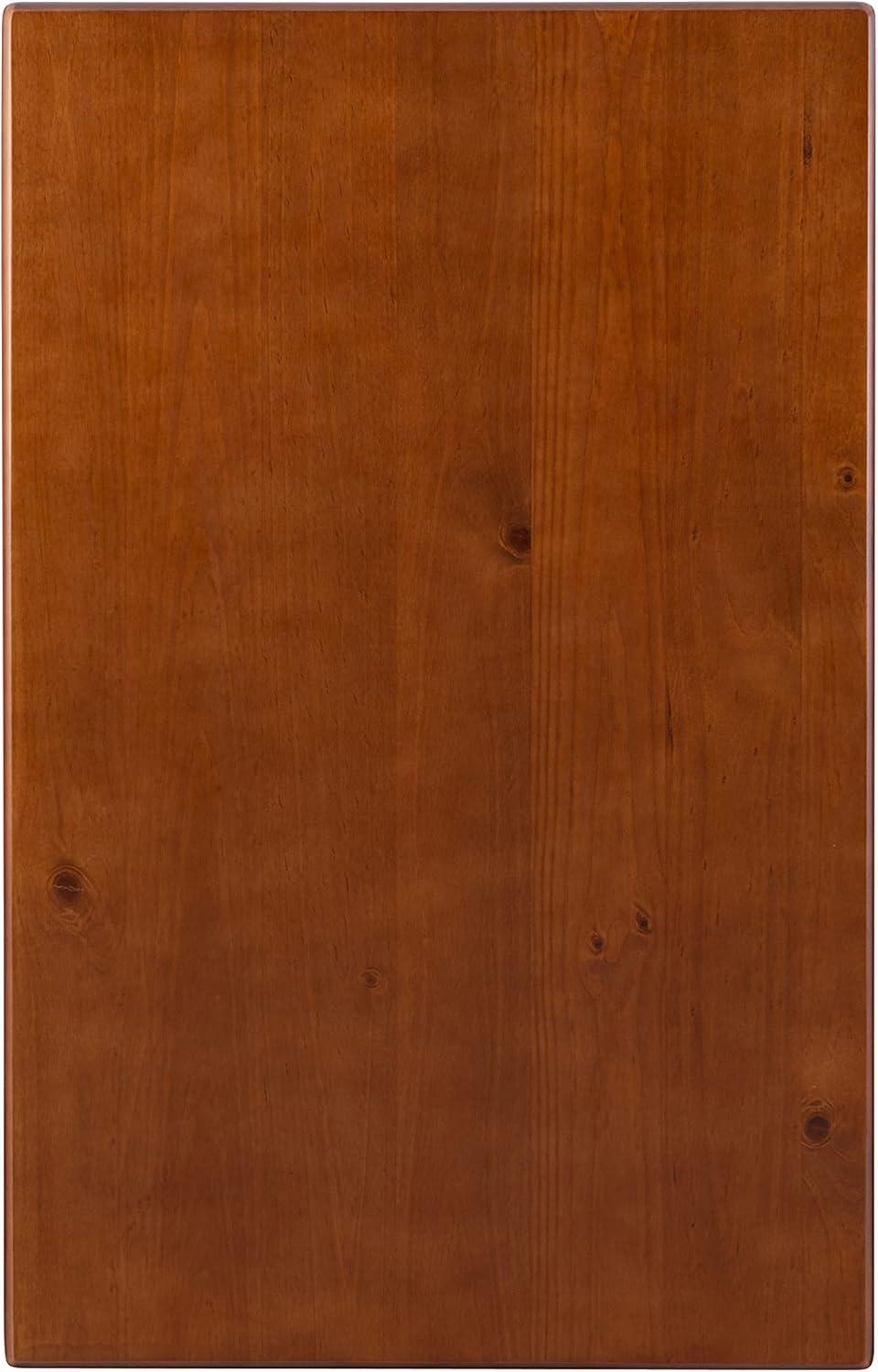 3pc Chelsea Breakfast Corner Nook Dining Table Set Walnut - Linon