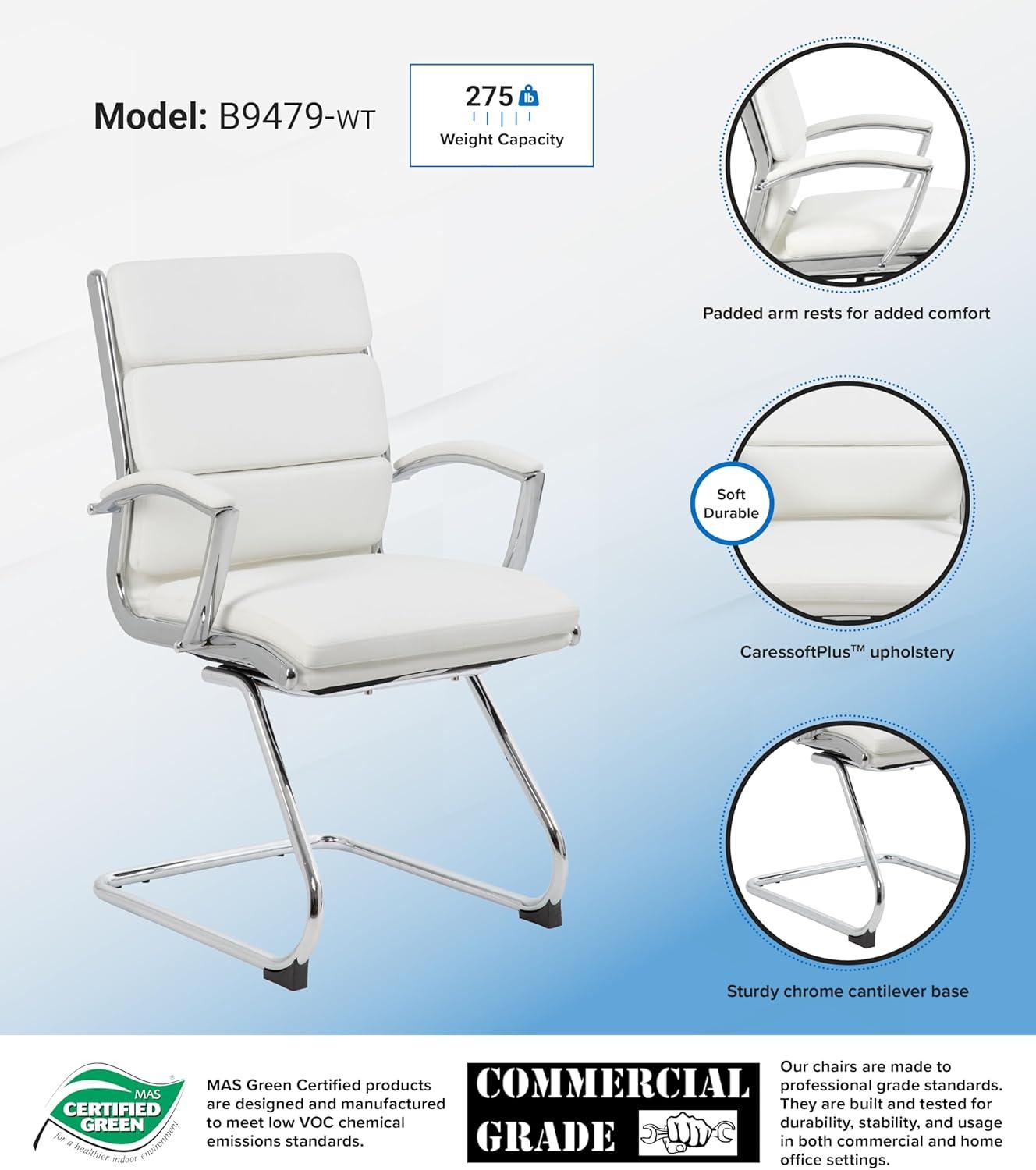 Contemporary Executive Guest Chair - Boss Office Products