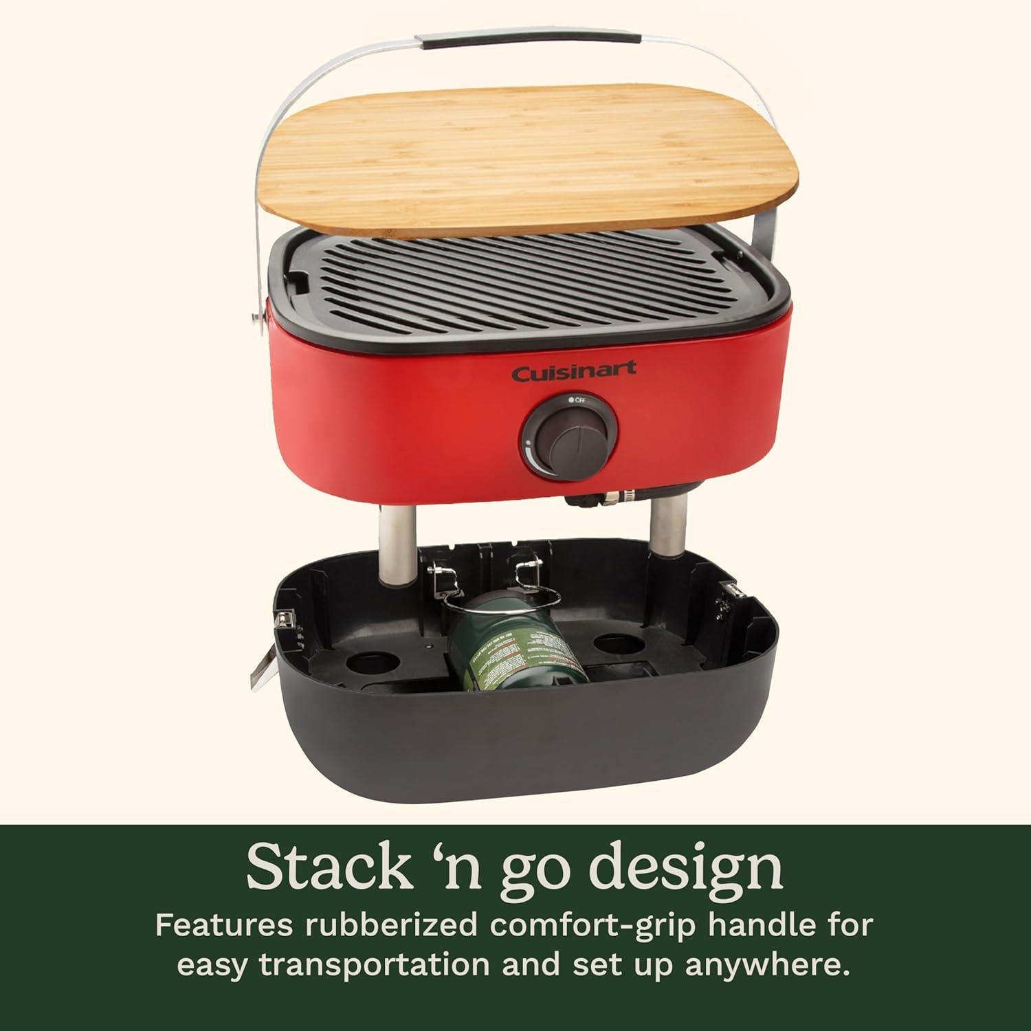 Cuisinart ® Venture ™ Red Portable Outdoor Gas Grill