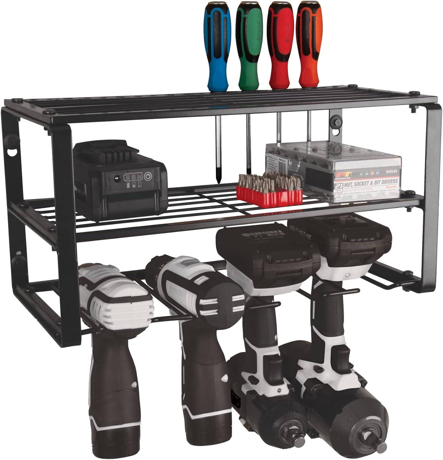 16 in. Power Tool Storage Rack
