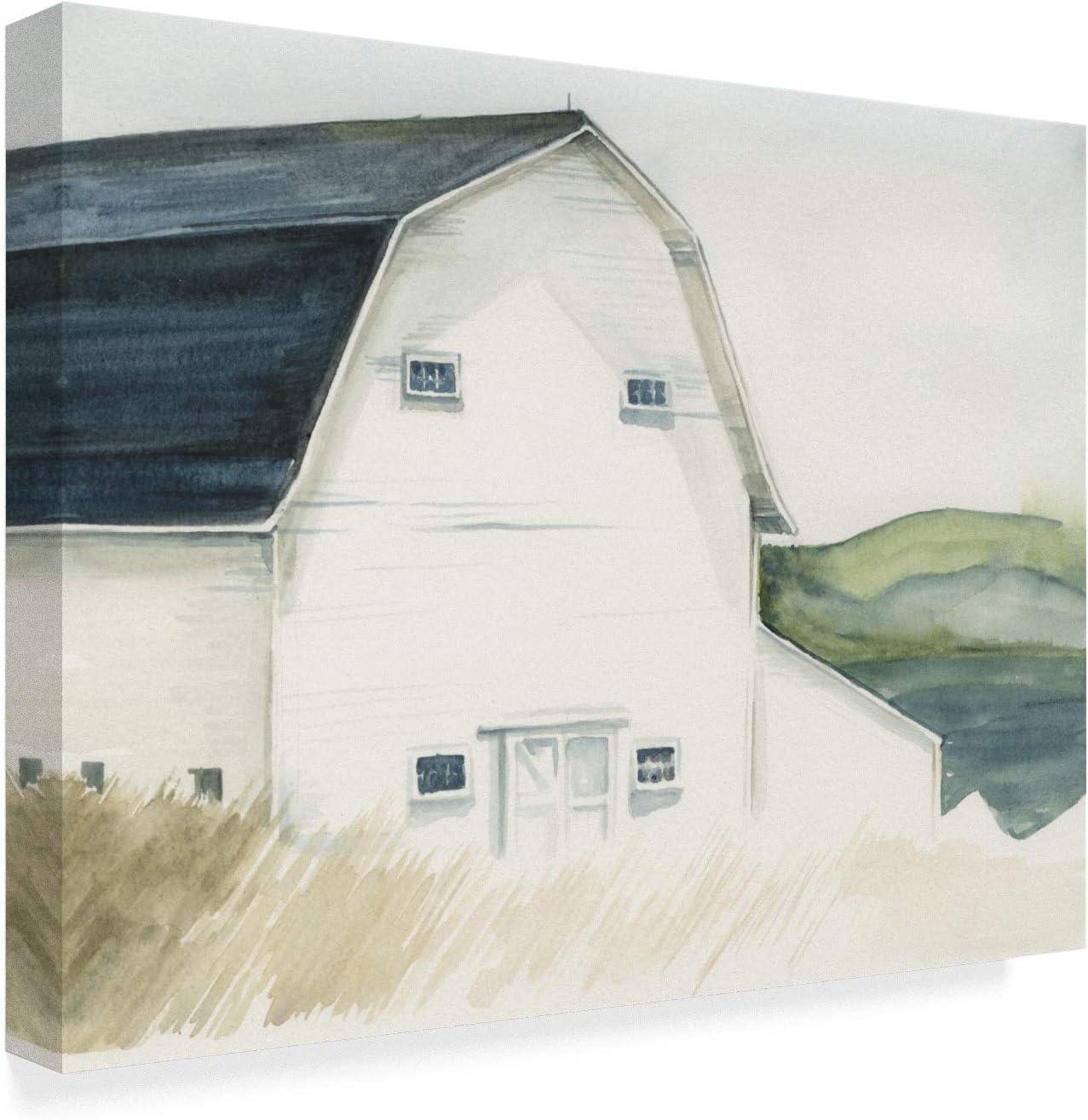 Trademark Fine Art 'Watercolor Barn IV' Canvas Art by Jennifer Paxton Parker
