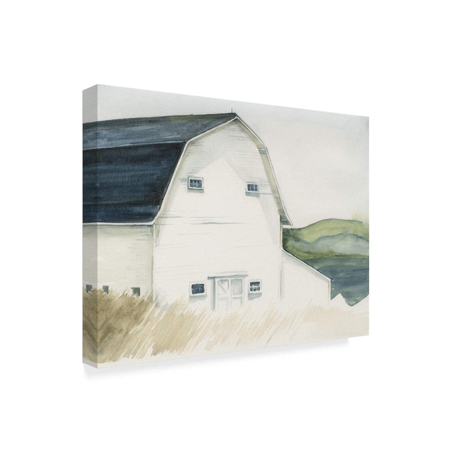 Trademark Fine Art 'Watercolor Barn IV' Canvas Art by Jennifer Paxton Parker