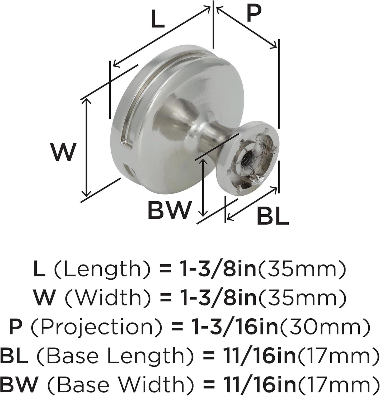 Amerock Oberon Knob for Cabinet or Furniture