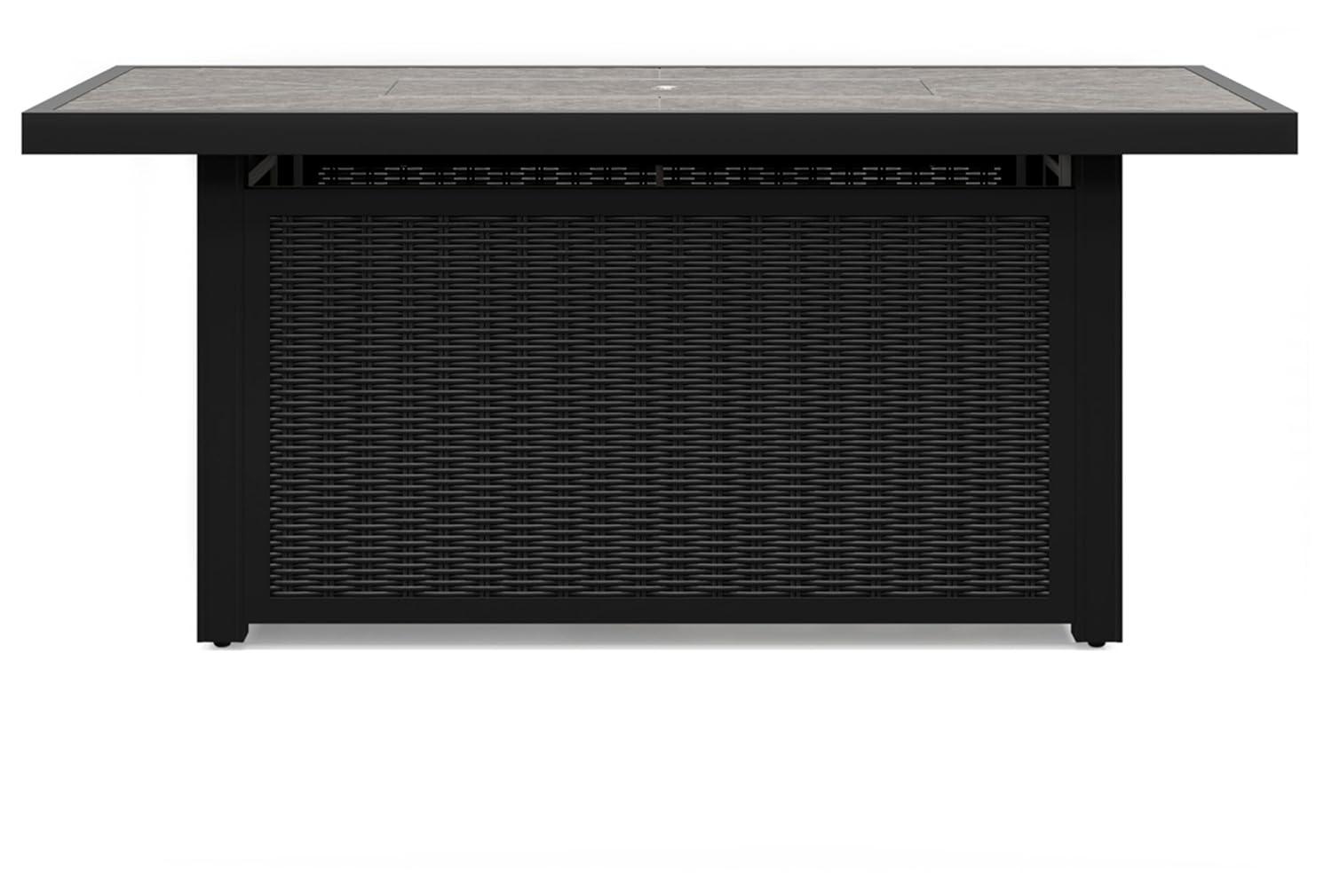 Signature Design by Ashley Beachcroft Black & Gray Outdoor Fire Pit Table