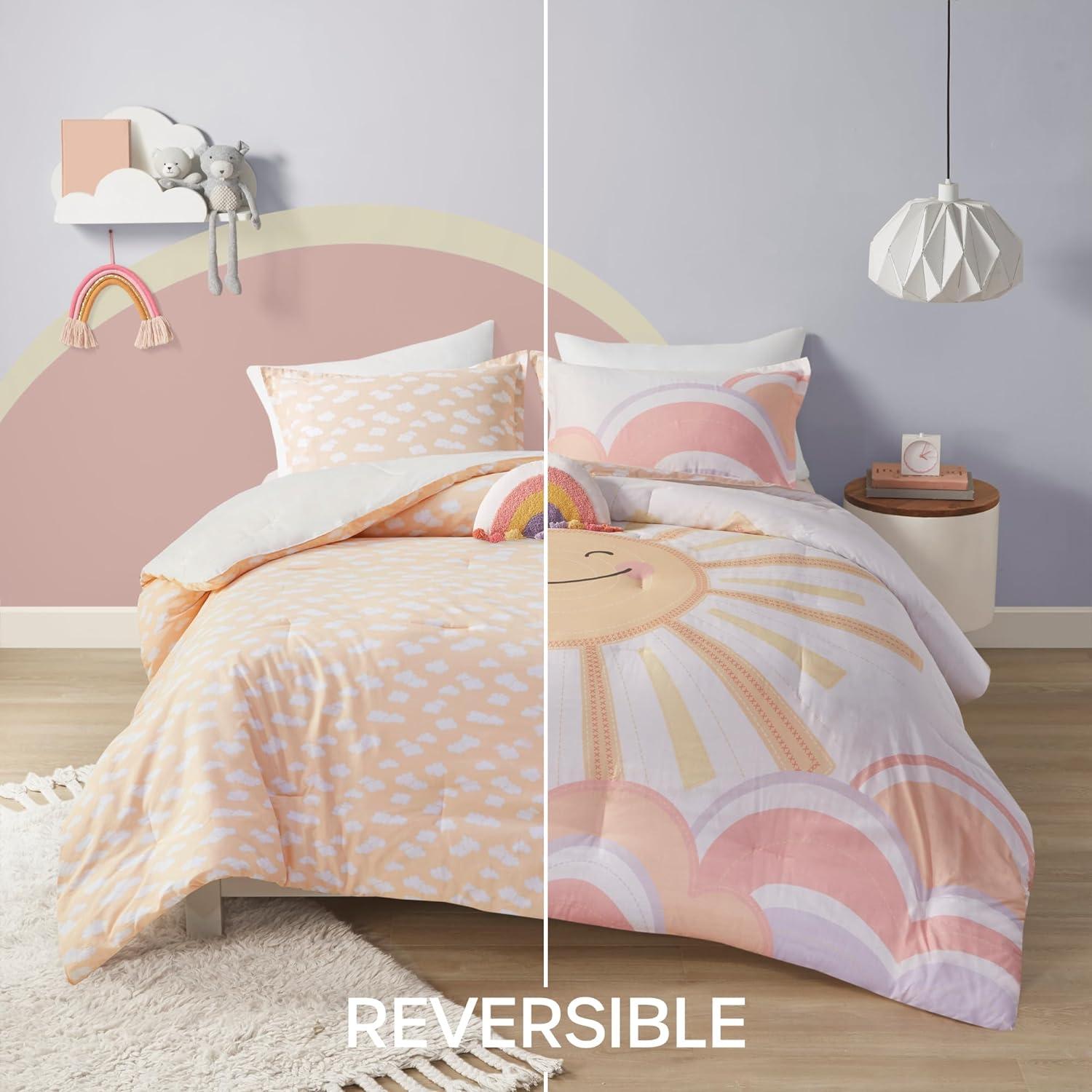 Dawn Sunshine Clouds Reversible Comforter Set