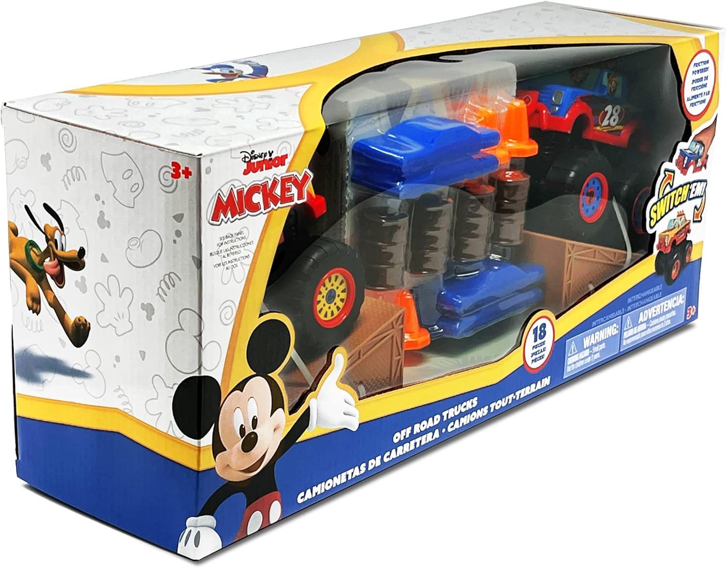 Disney Junior Mickey 18 Pc Off-Road Monster Truck Playset