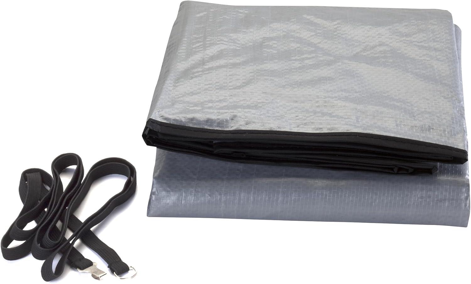 M-D Building Products 03426 Silver Air Conditioning Cover for Central Round Units