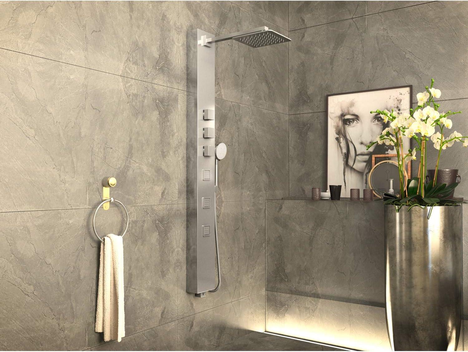 Lann 53'' Shower Panel with Fixed Shower Head