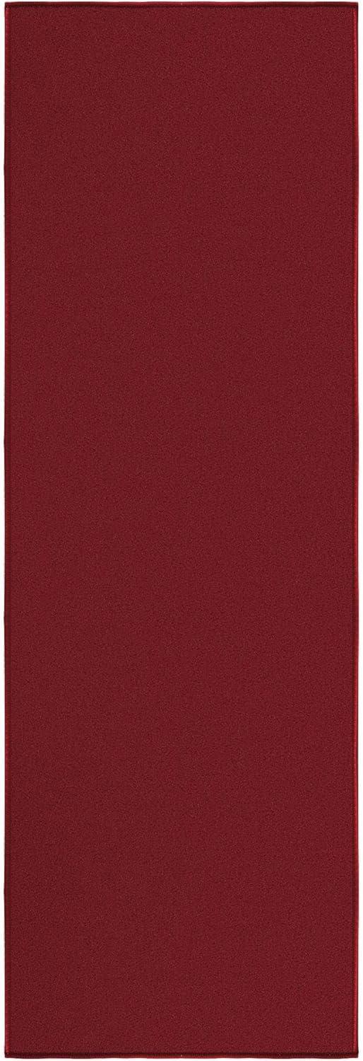 Ottomanson Ottohome Non-Slip Solid Area Rug For Living Room, Hallway Runner, Entryway Rug