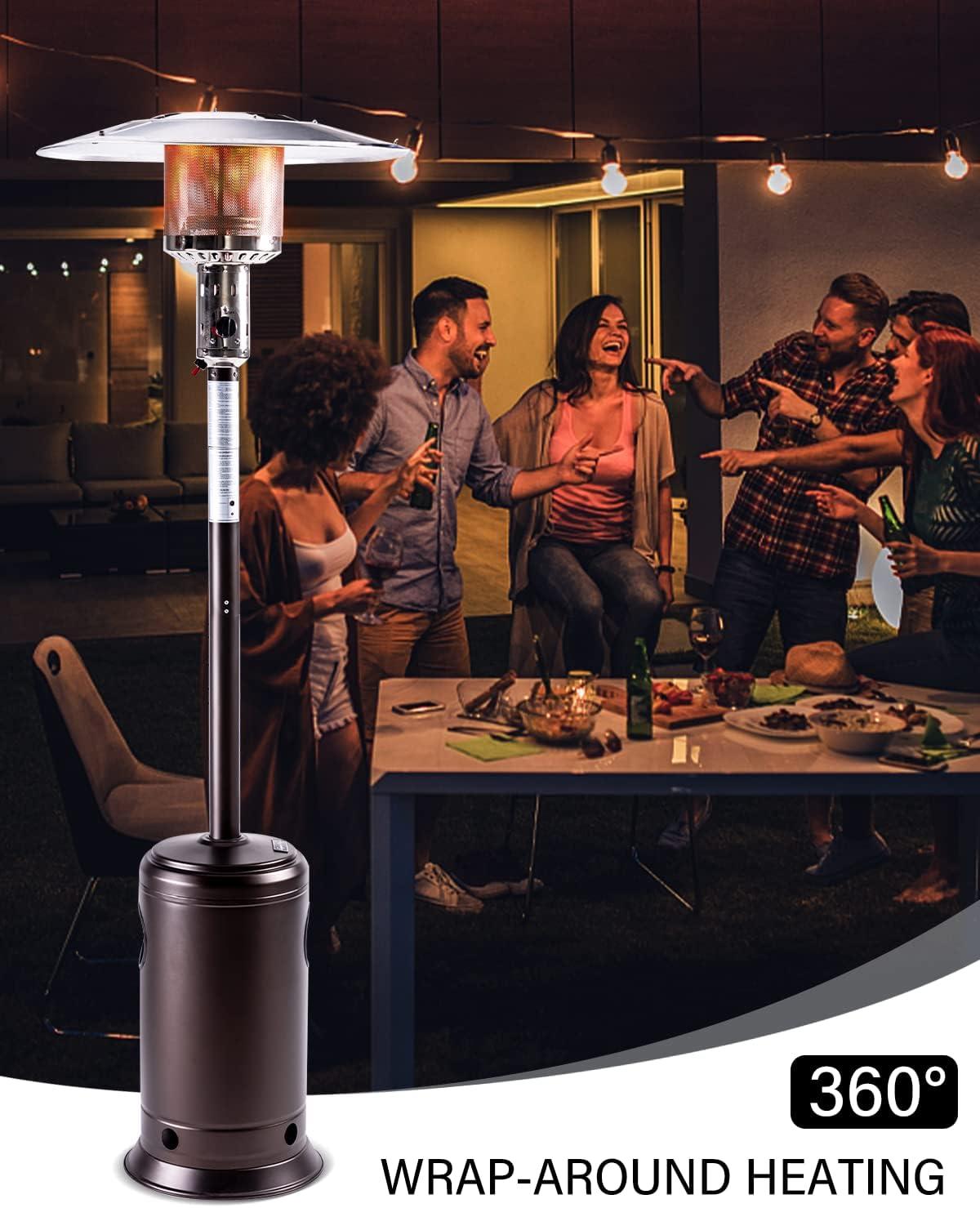 Legacy Heating Standing Patio Heater, mocha