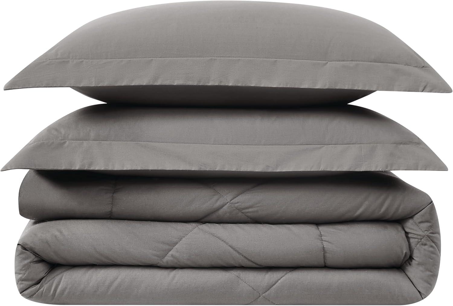 Bare Home Modern & Contemporary Organic Percale Duvet Cover Set