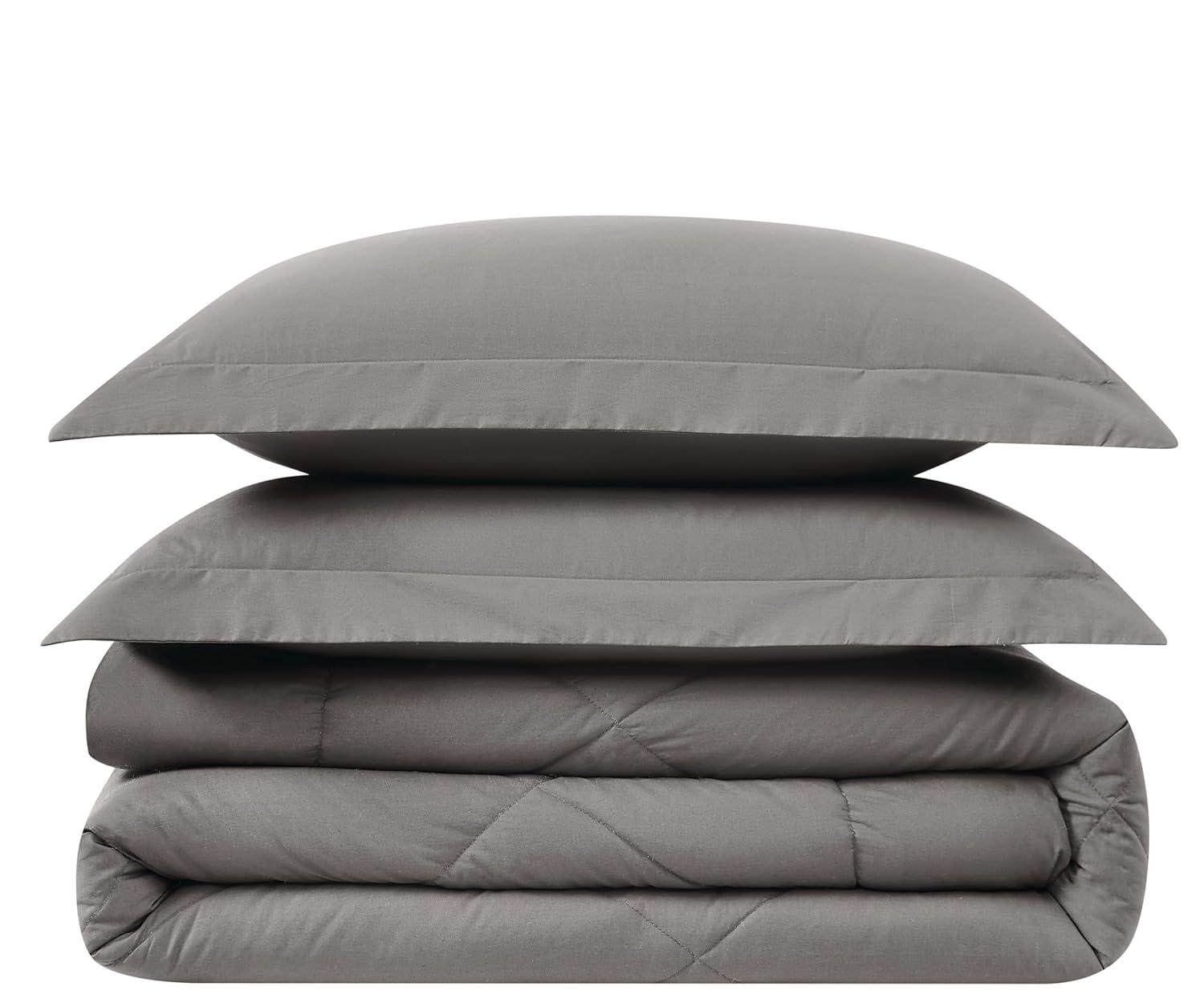 Bare Home Modern & Contemporary Organic Percale Duvet Cover Set