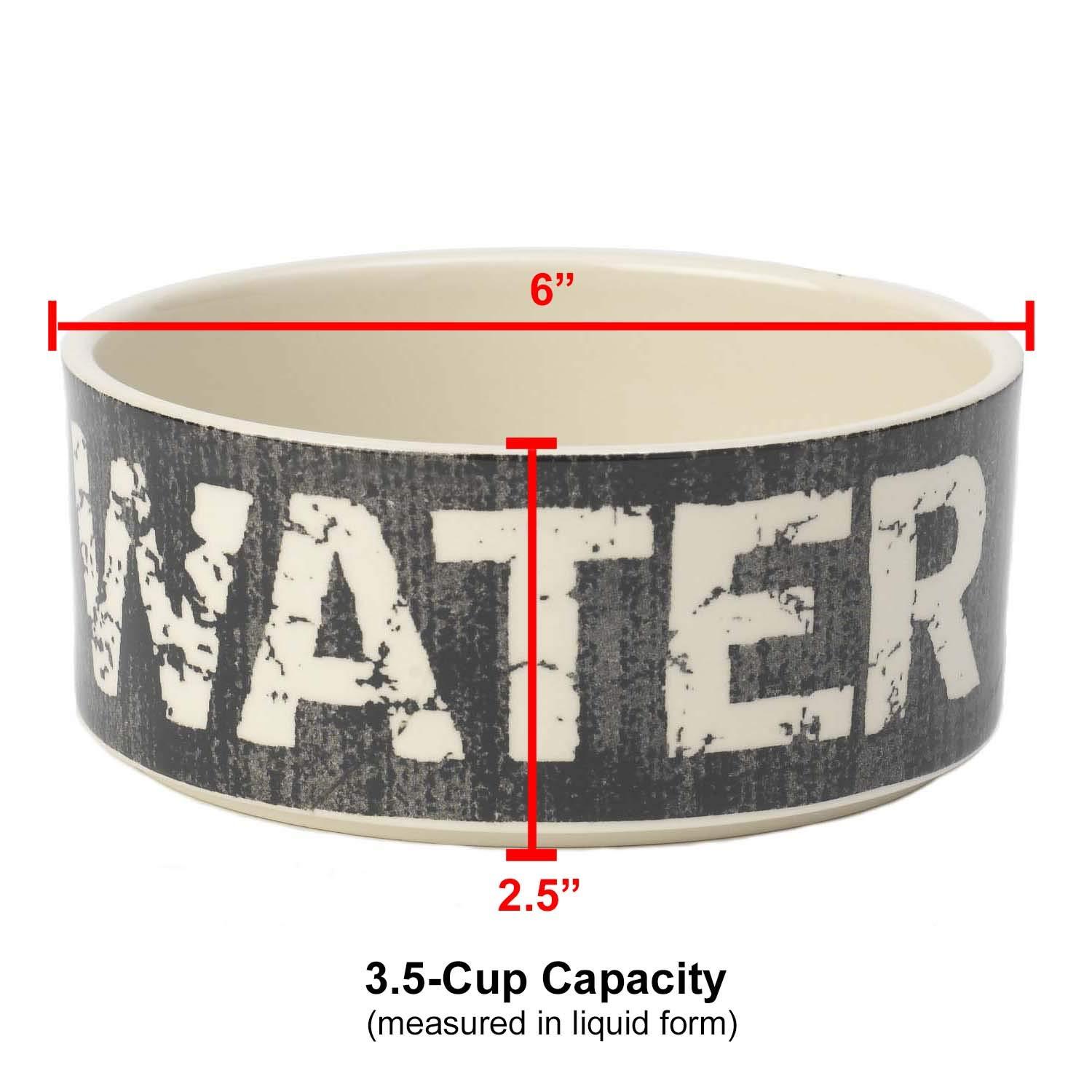 Vintage 6" Water, Black/Natural - 3.5C