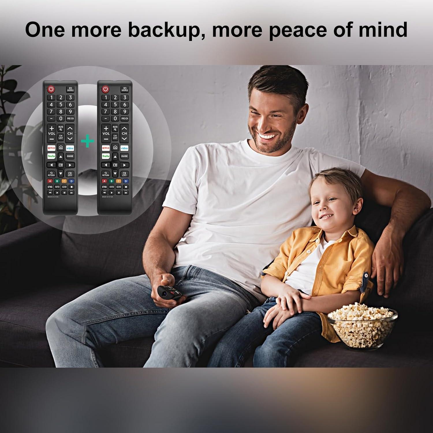 (Pack of 2)ZOUYUE Universal Remote for All Samsung TV,Compatible for All Samsung Smart TV LED LCD HD TV