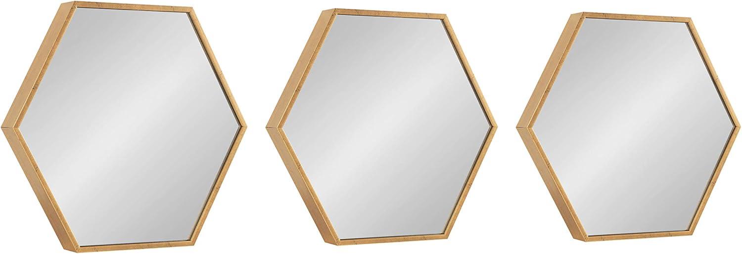 3pc 14" x 16" Rhodes Wall Mirror Set - Kate & Laurel All Things Decor