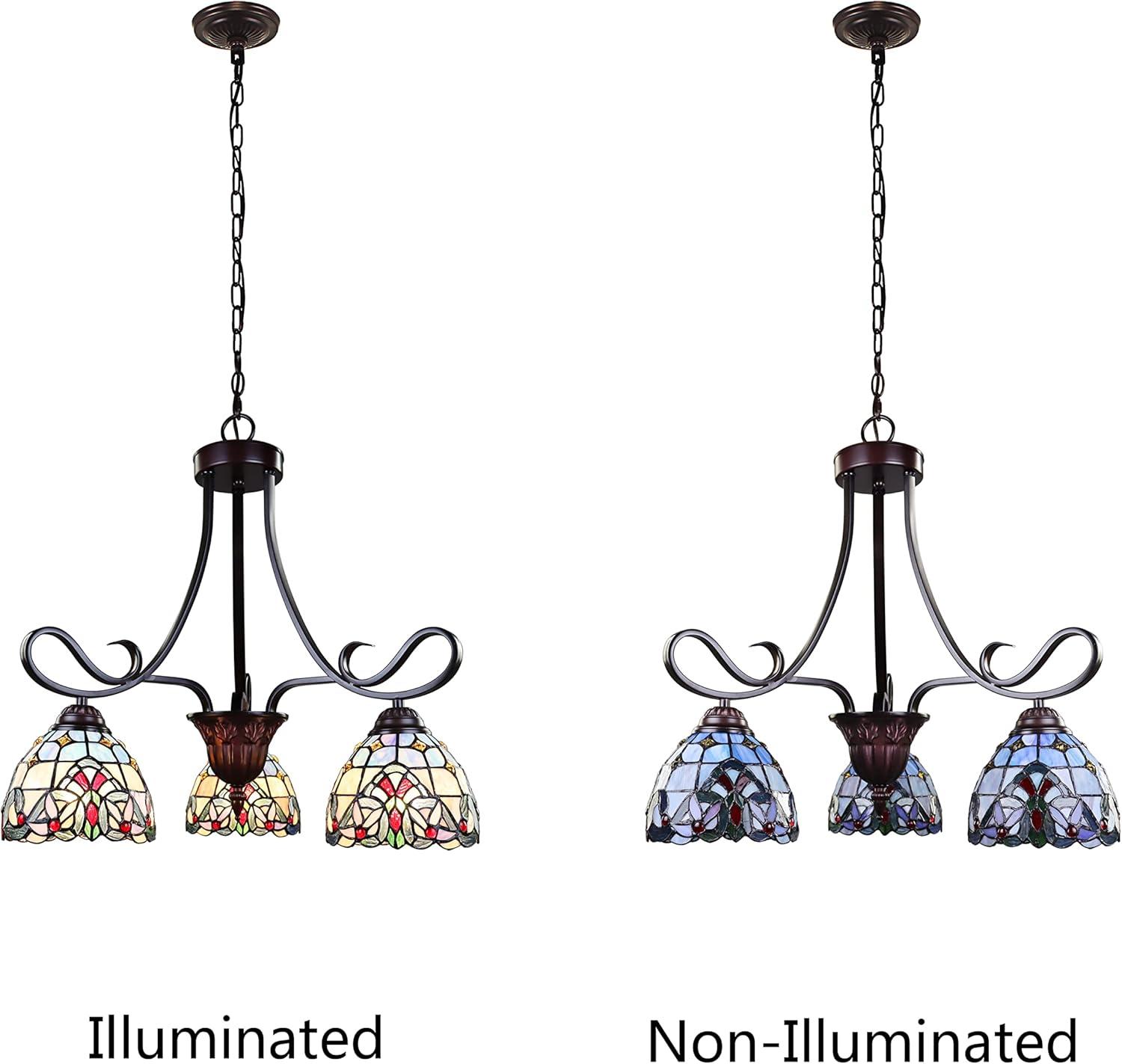 Bondi 3 - Light Glass Dimmable Classic / Traditional Chandelier