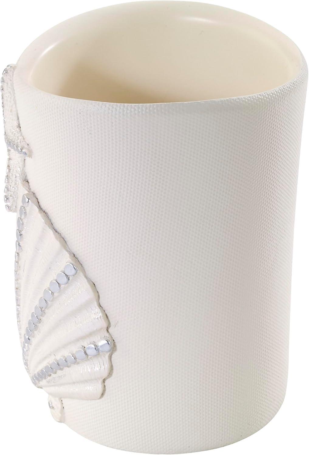 Sequin Shells Tumbler Ivory