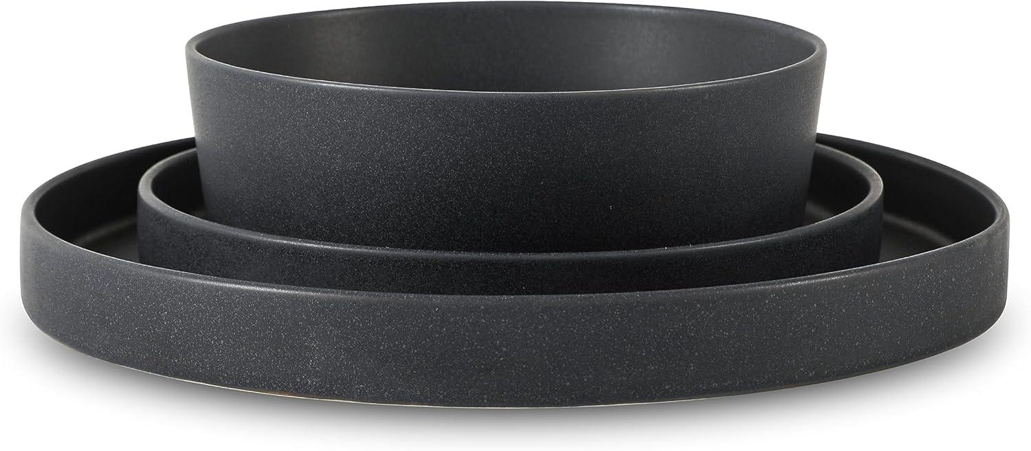 Stone By Mercer Project MODAN 24 Piece Stoneware Dinnerware Set - Service for 8