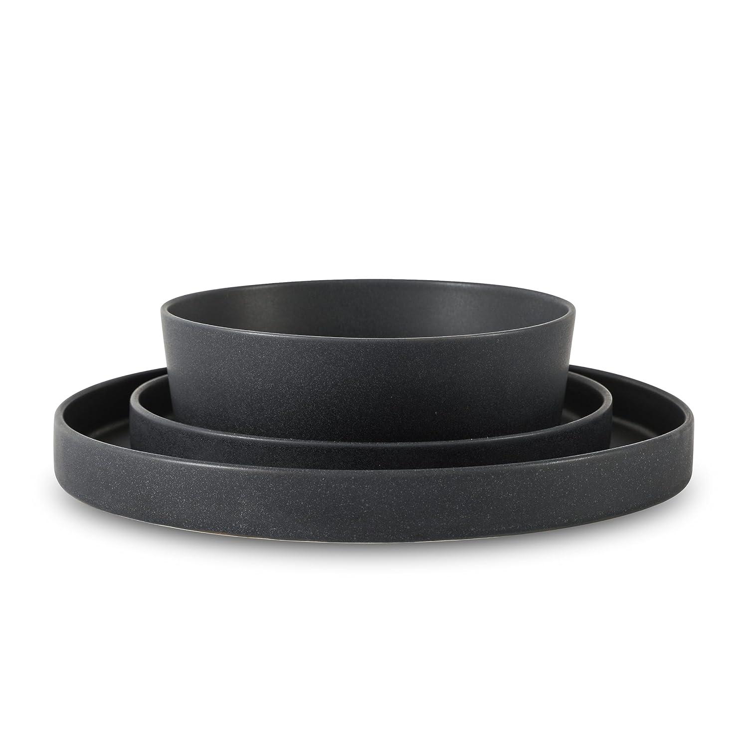 MODAN Stoneware Dinnerware - Set of 24