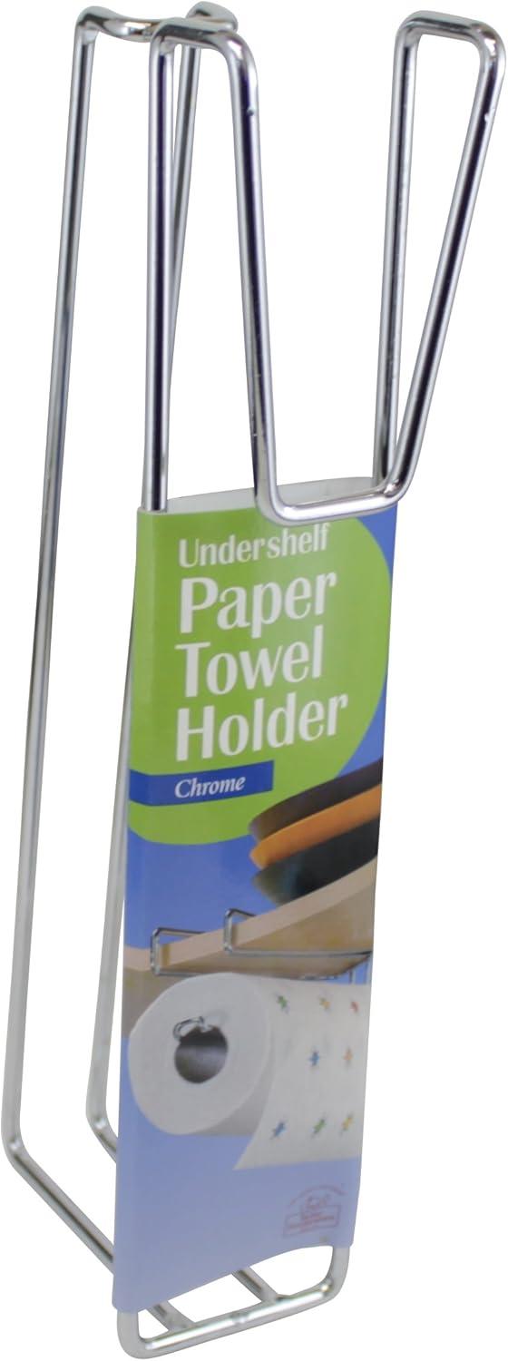 Better Houseware Undershelf Paper Towel Holder, Chrome