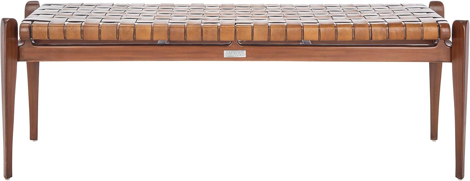 Kenan Genuine Leather Bench