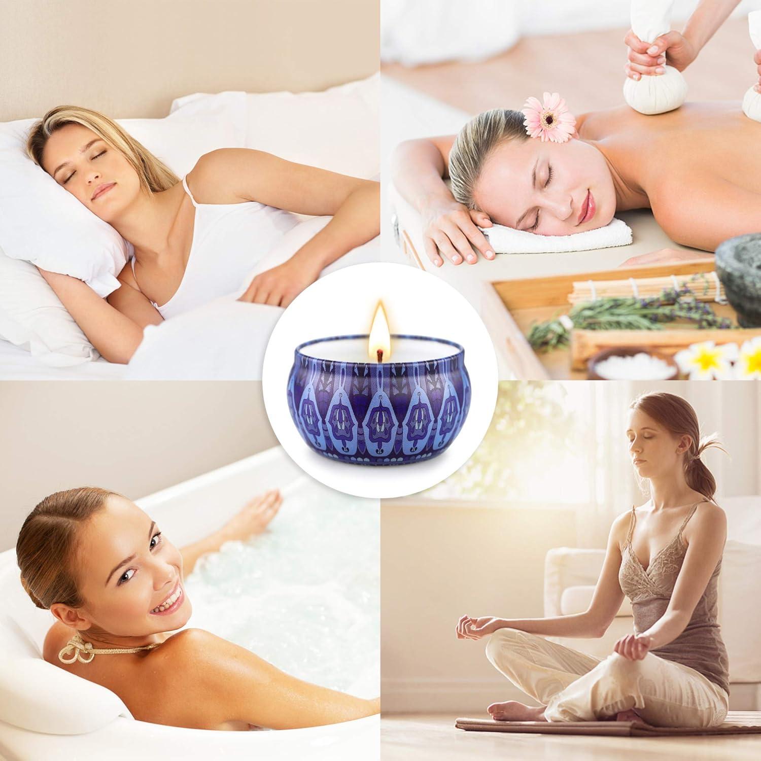 Scented Candles Gift Set, 12 Pack Aromatherapy Candles for Women, Candles for Home Scented, 300H Long Burning, Soy Wax Candle Set, Gifts for Mom Women SPA Birthday Anniversary Stocking Stuffers