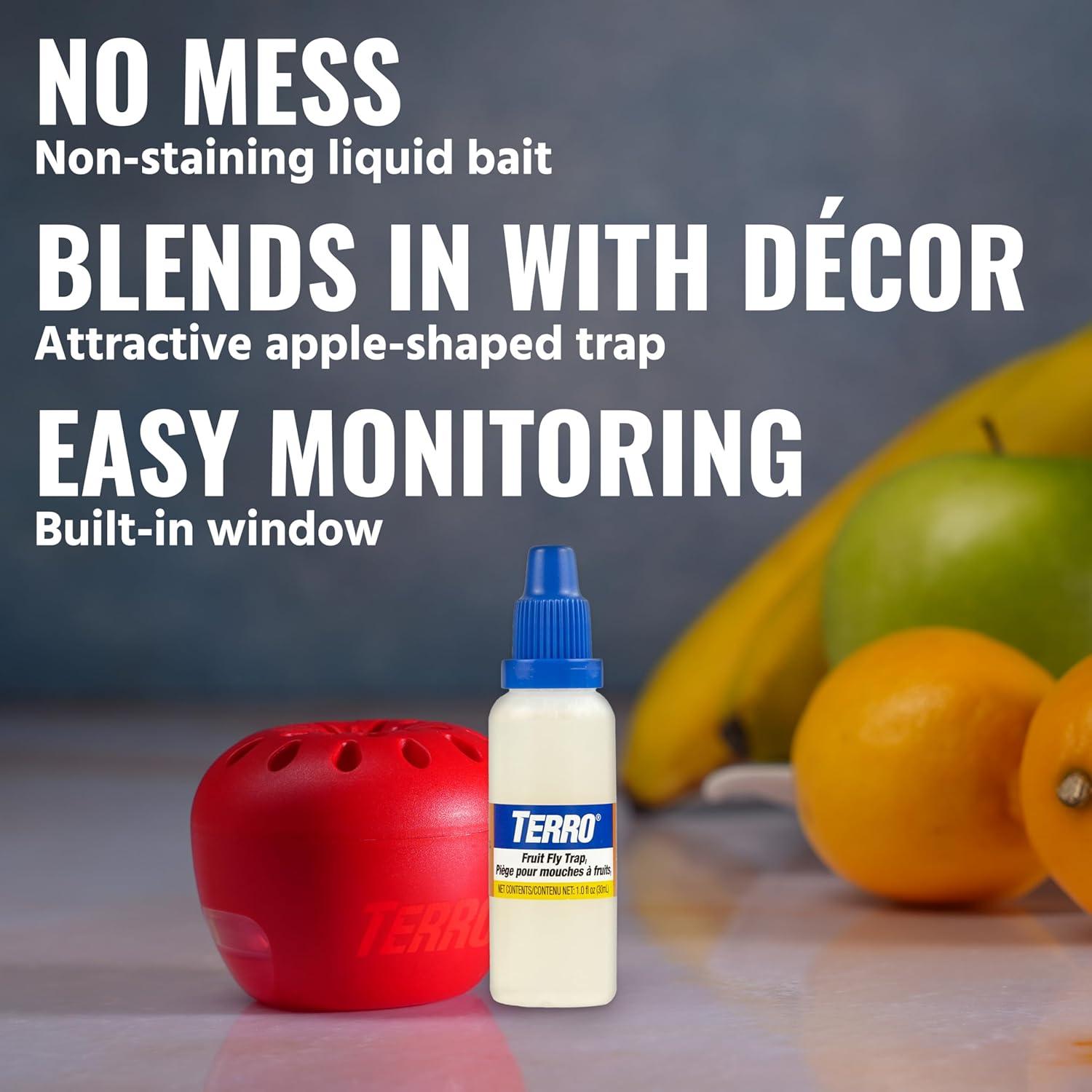 Terro Fruit Fly Trap, 6 Pack